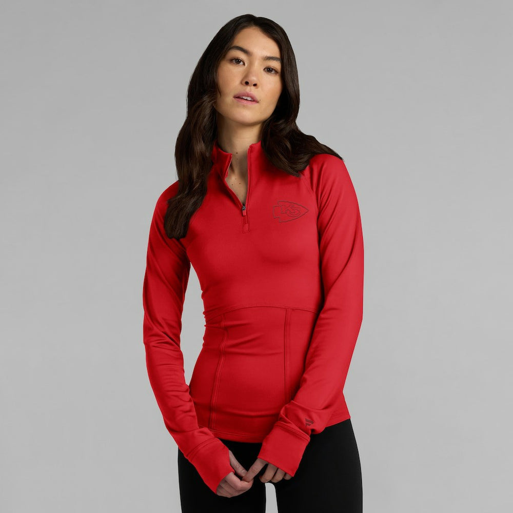Kansas City Chiefs Women's Elements Quarter-Zip Jacket Red - Fanatics