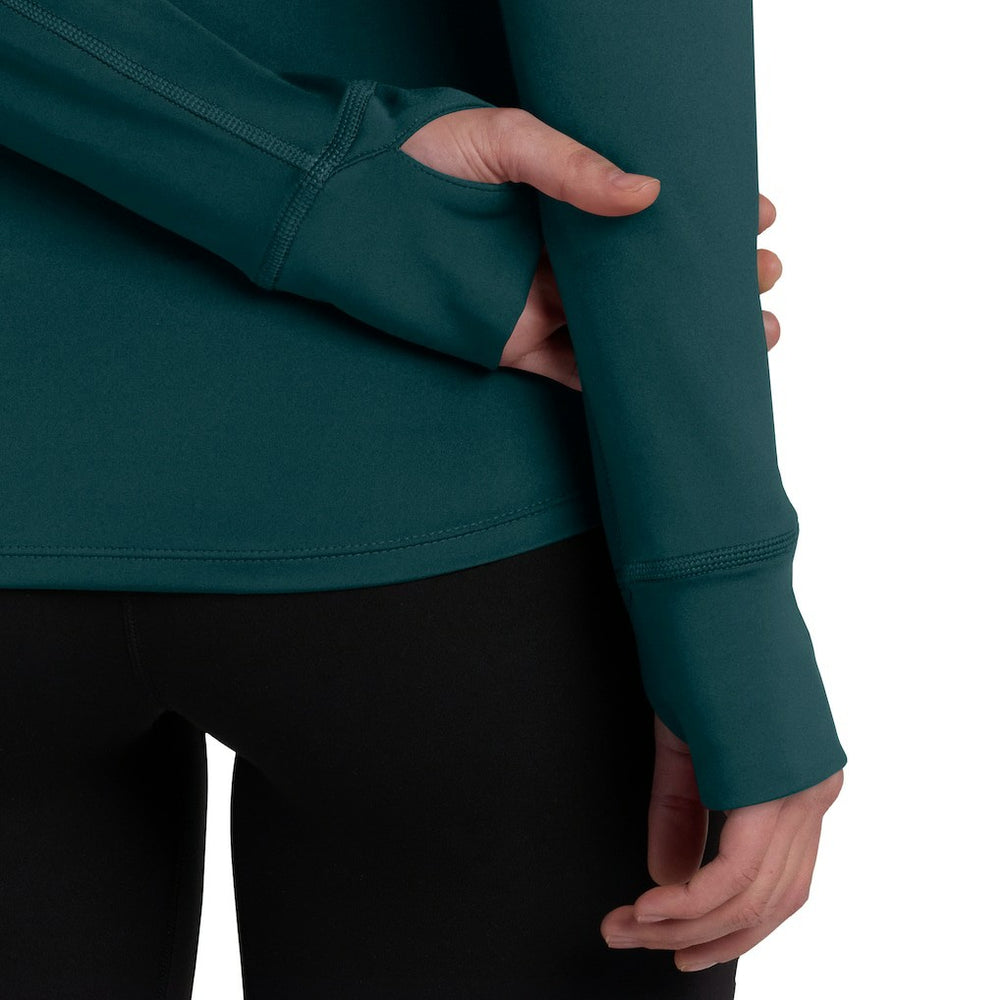 Philadelphia Eagles Women's Elements Quarter-Zip Jacket Midnight Green - Fanatics