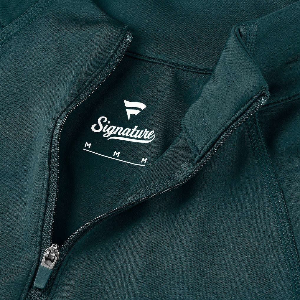 Philadelphia Eagles Women's Elements Quarter-Zip Jacket Midnight Green - Fanatics