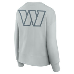 Washington Commanders Women's Elements Pullover Sweatshirt Gray - Fanatics