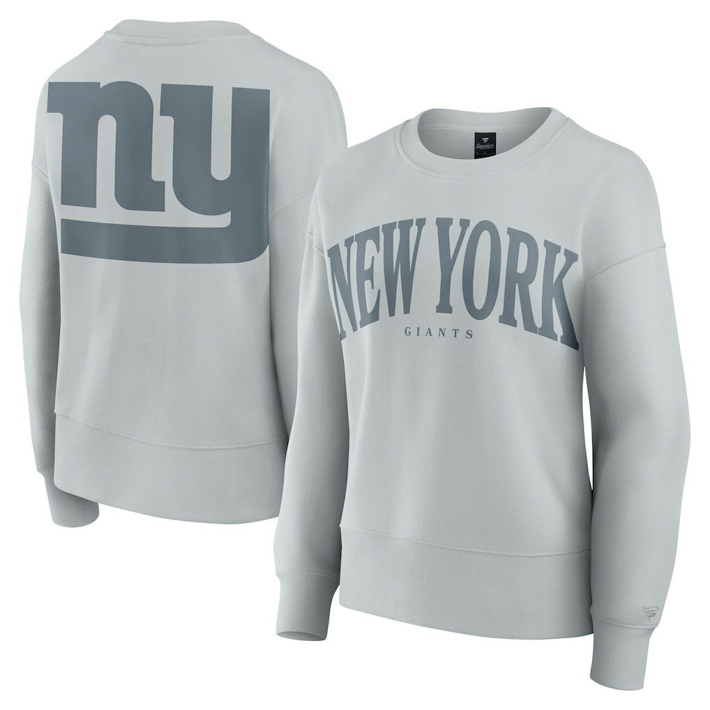 New York Giants Women's Elements Pullover Sweatshirt Gray - Fanatics