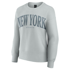 New York Giants Women's Elements Pullover Sweatshirt Gray - Fanatics