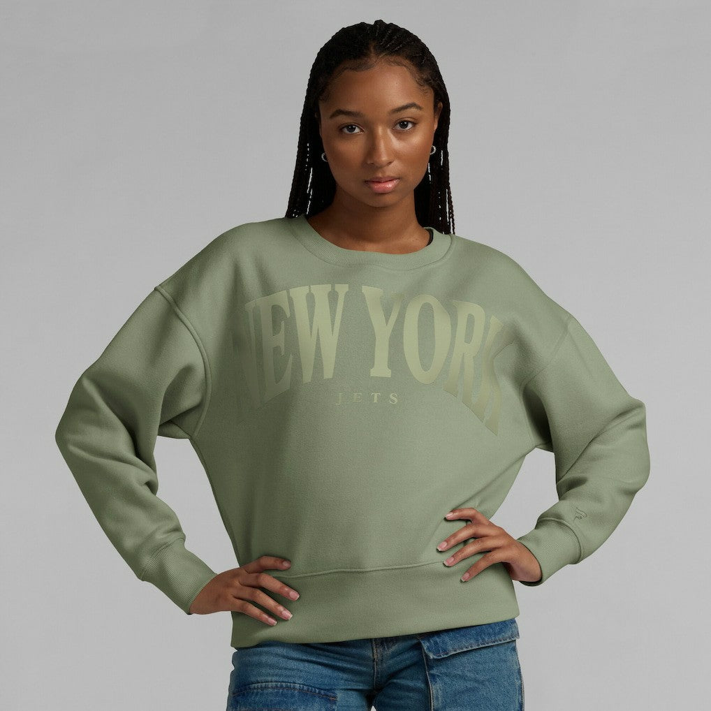 New York Jets Women's Elements Pullover Sweatshirt Green - Fanatics