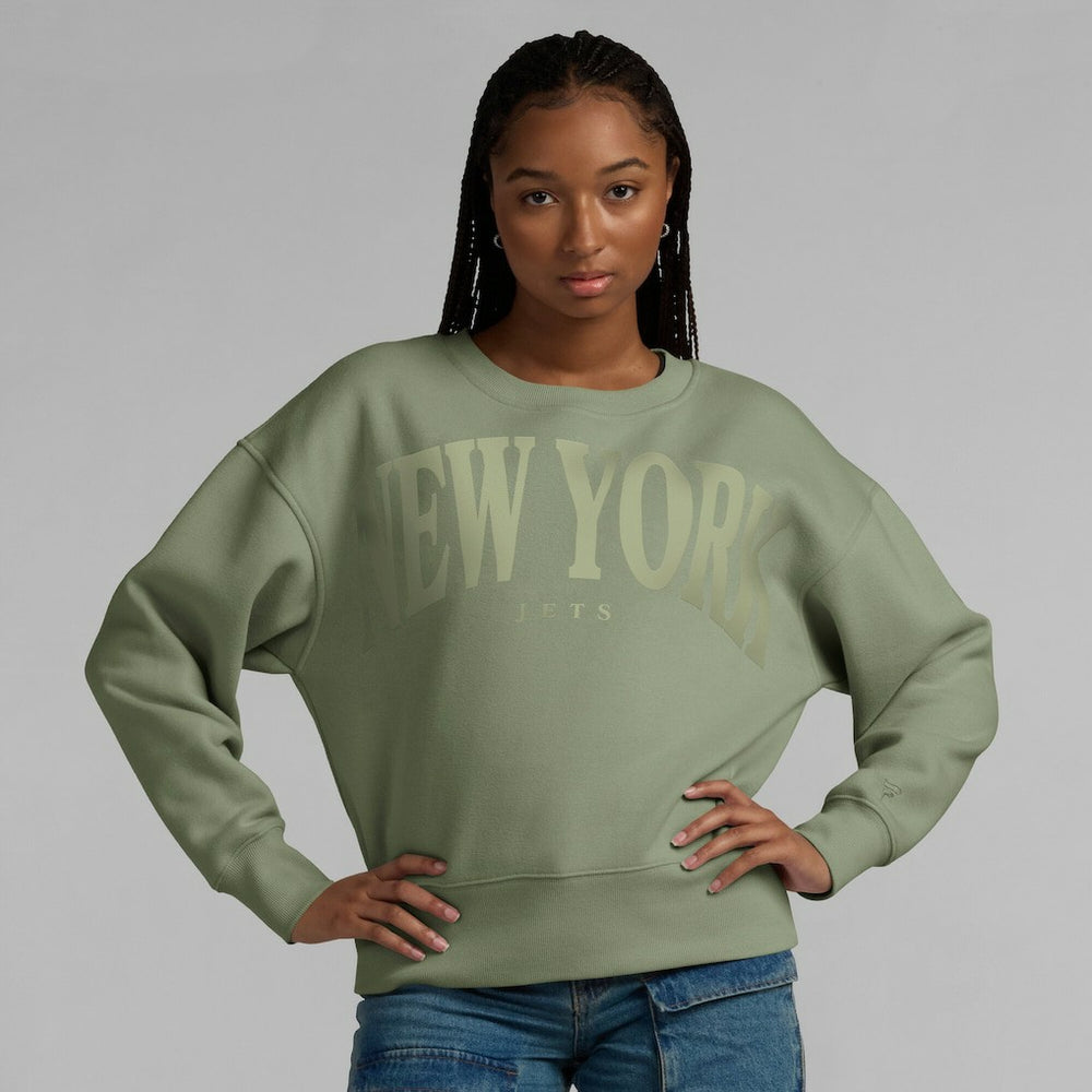 New York Jets Women's Elements Pullover Sweatshirt Green - Fanatics