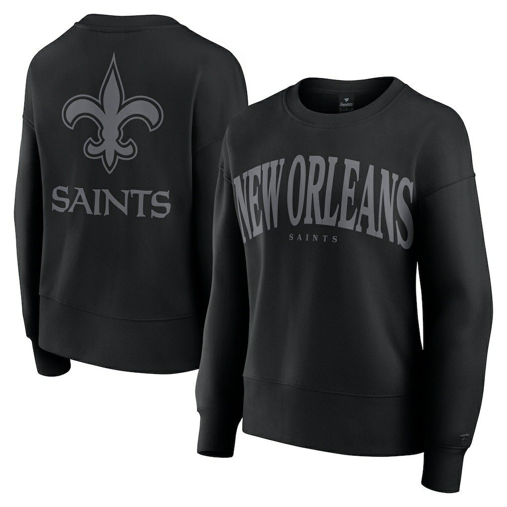 New Orleans Saints Women's Elements Pullover Sweatshirt Black - Fanatics