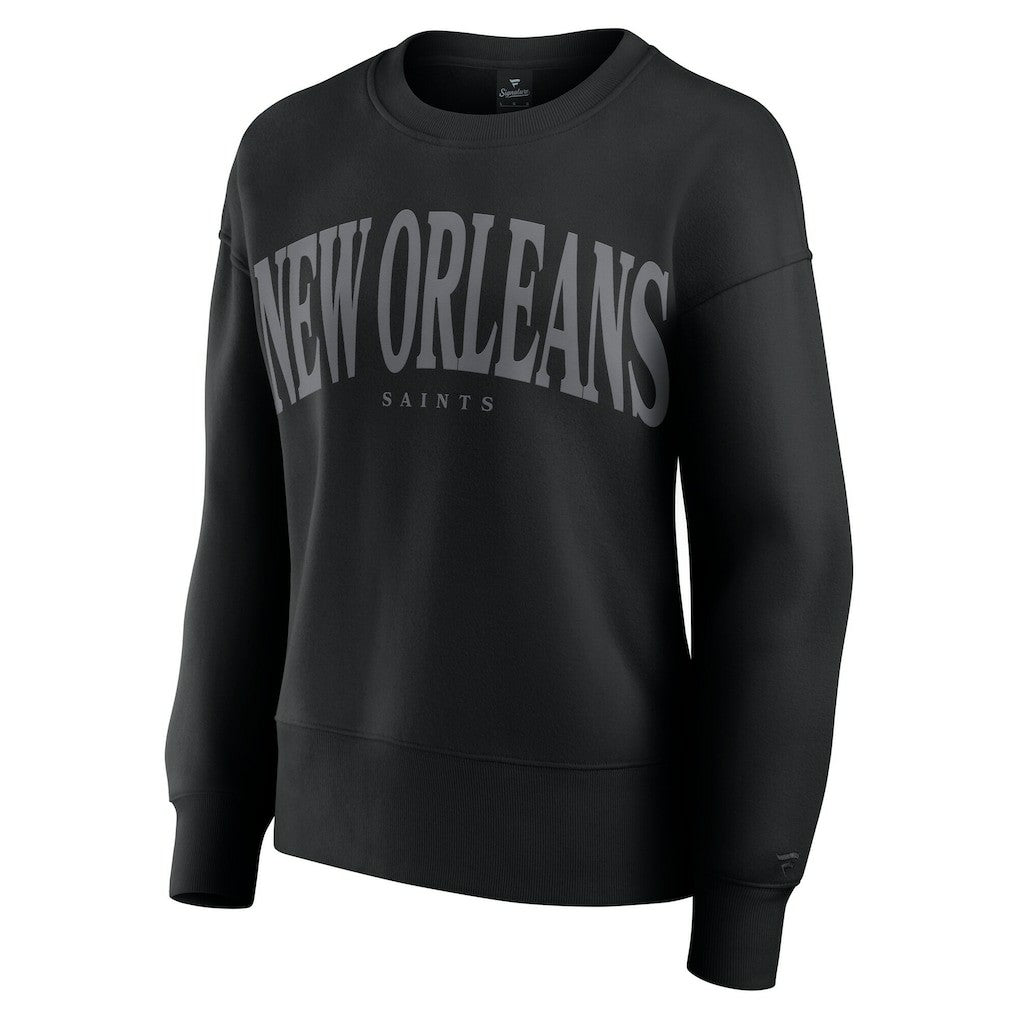 New Orleans Saints Women's Elements Pullover Sweatshirt Black - Fanatics