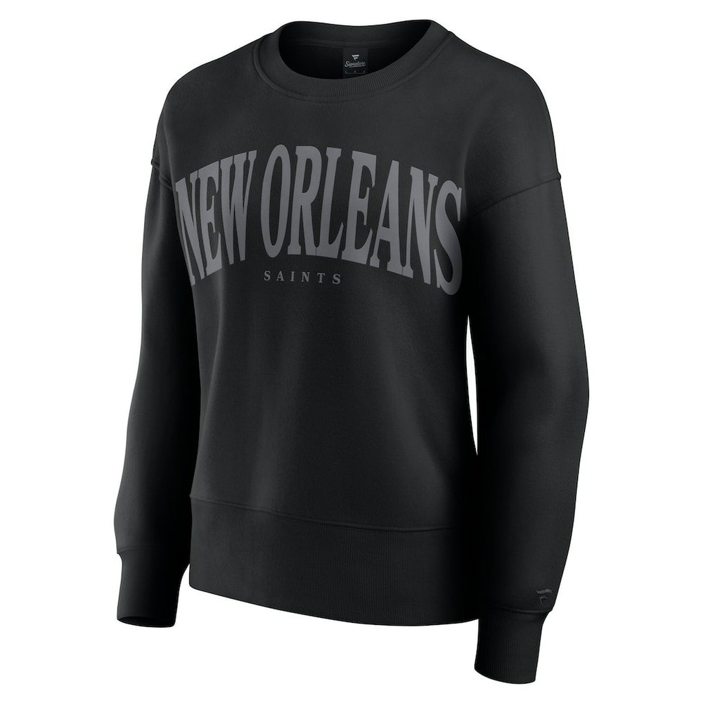 New Orleans Saints Women's Elements Pullover Sweatshirt Black - Fanatics