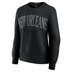 New Orleans Saints Women's Elements Pullover Sweatshirt Black - Fanatics