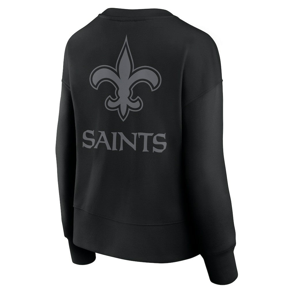 New Orleans Saints Women's Elements Pullover Sweatshirt Black - Fanatics