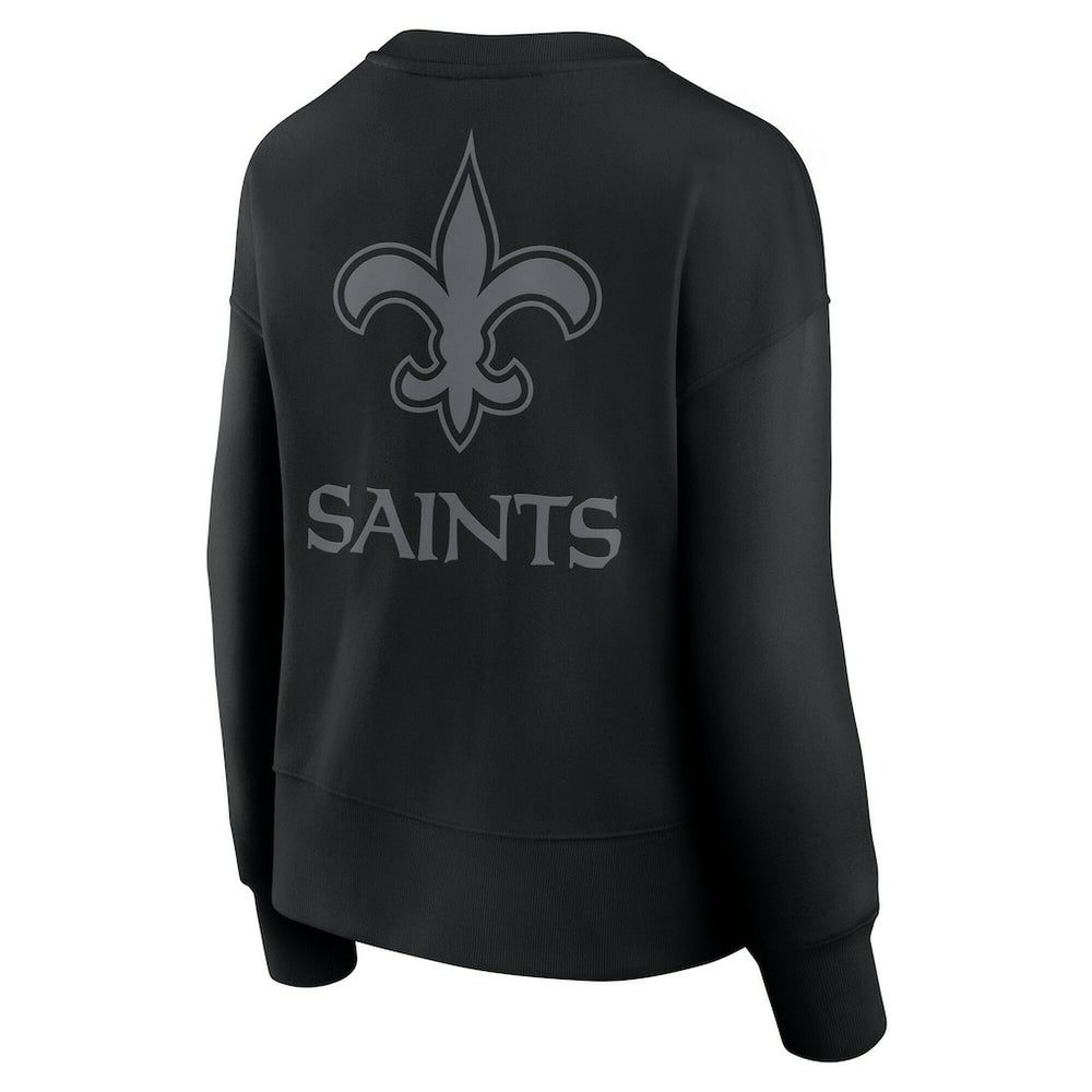 New Orleans Saints Women's Elements Pullover Sweatshirt Black - Fanatics