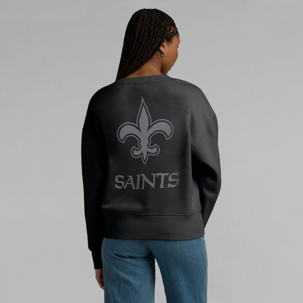 New Orleans Saints Women's Elements Pullover Sweatshirt Black - Fanatics