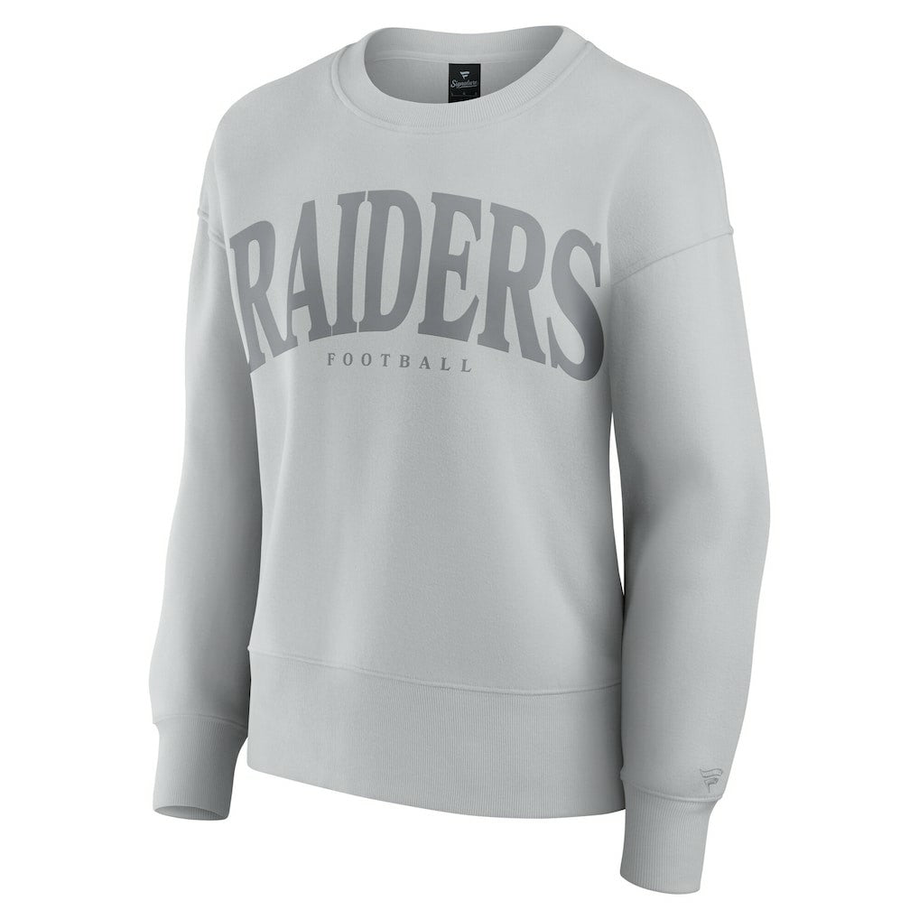 Las Vegas Raiders Women's Elements Pullover Sweatshirt Gray - Fanatics