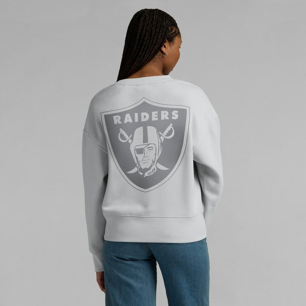 Las Vegas Raiders Women's Elements Pullover Sweatshirt Gray - Fanatics