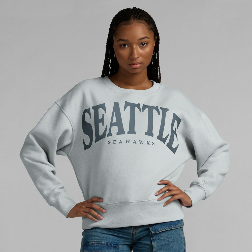 Seattle Seahawks Women's Elements Pullover Sweatshirt Gray - Fanatics