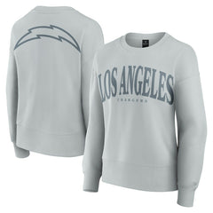 Los Angeles Chargers Women's Elements Pullover Sweatshirt Gray - Fanatics