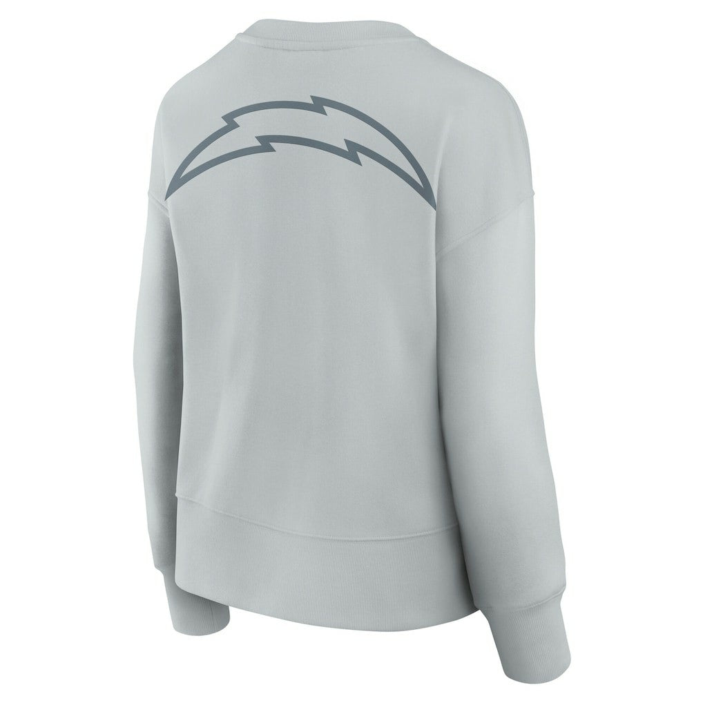 Los Angeles Chargers Women's Elements Pullover Sweatshirt Gray - Fanatics