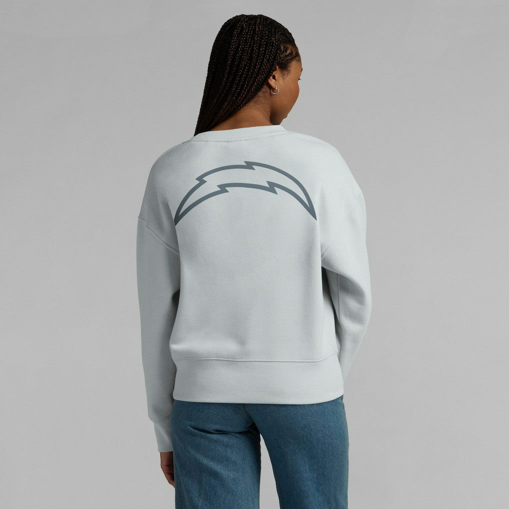 Los Angeles Chargers Women's Elements Pullover Sweatshirt Gray - Fanatics