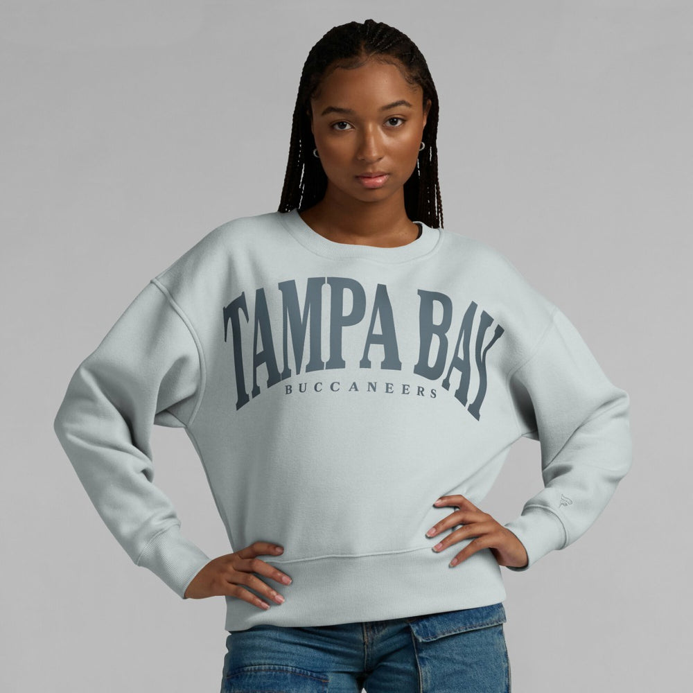 Tampa Bay Buccaneers Women's Elements Pullover Sweatshirt Gray - Fanatics