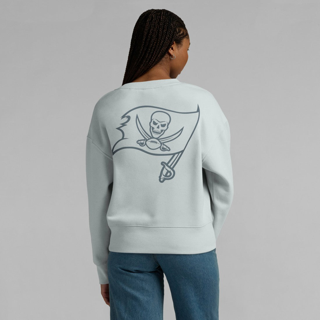 Tampa Bay Buccaneers Women's Elements Pullover Sweatshirt Gray - Fanatics