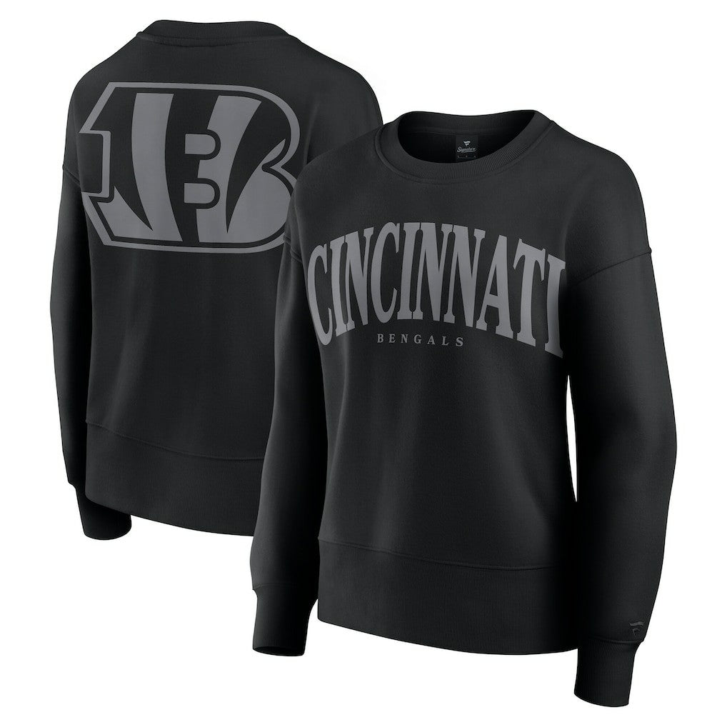 Cincinnati Bengals Women's Elements Pullover Sweatshirt Black - Fanatics