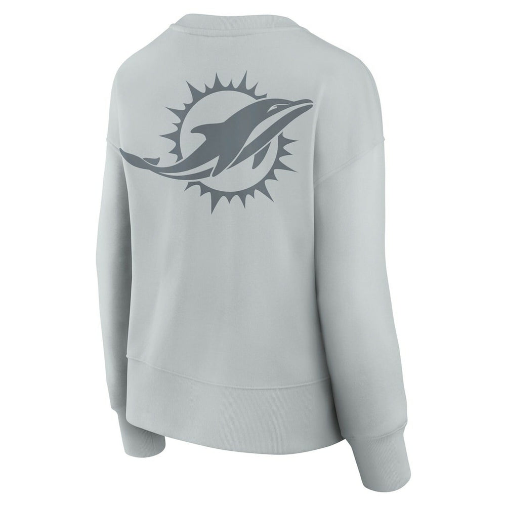 Miami Dolphins Women's Elements Pullover Sweatshirt Gray - Fanatics