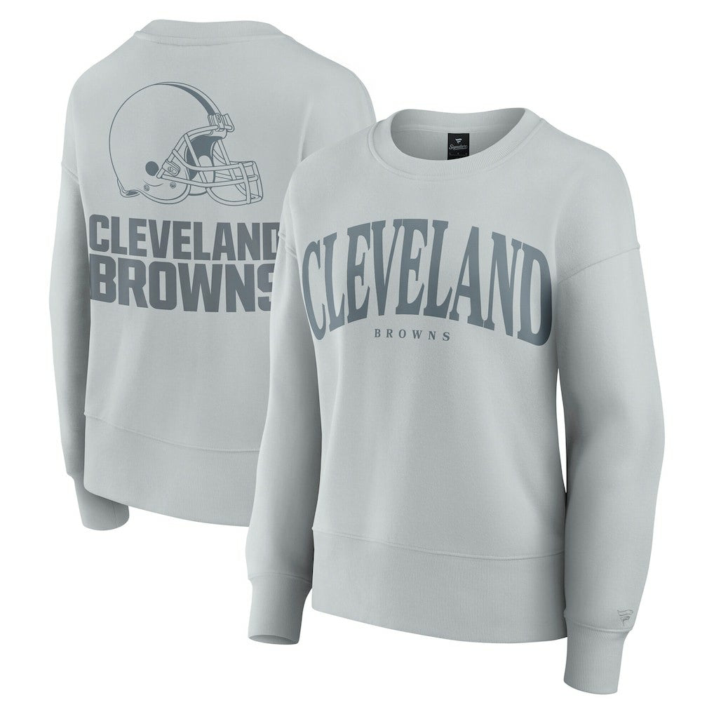 Cleveland Browns Women's Elements Pullover Sweatshirt Gray - Fanatics