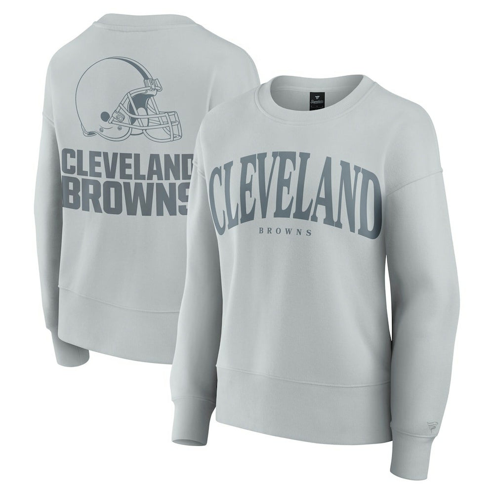Cleveland Browns Women's Elements Pullover Sweatshirt Gray - Fanatics