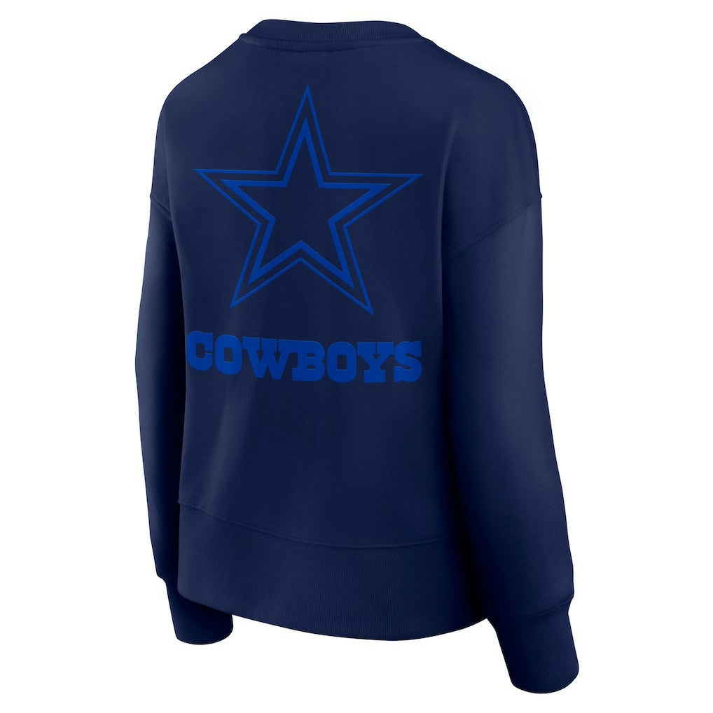 Dallas Cowboys Women's Elements Pullover Sweatshirt Navy - Fanatics