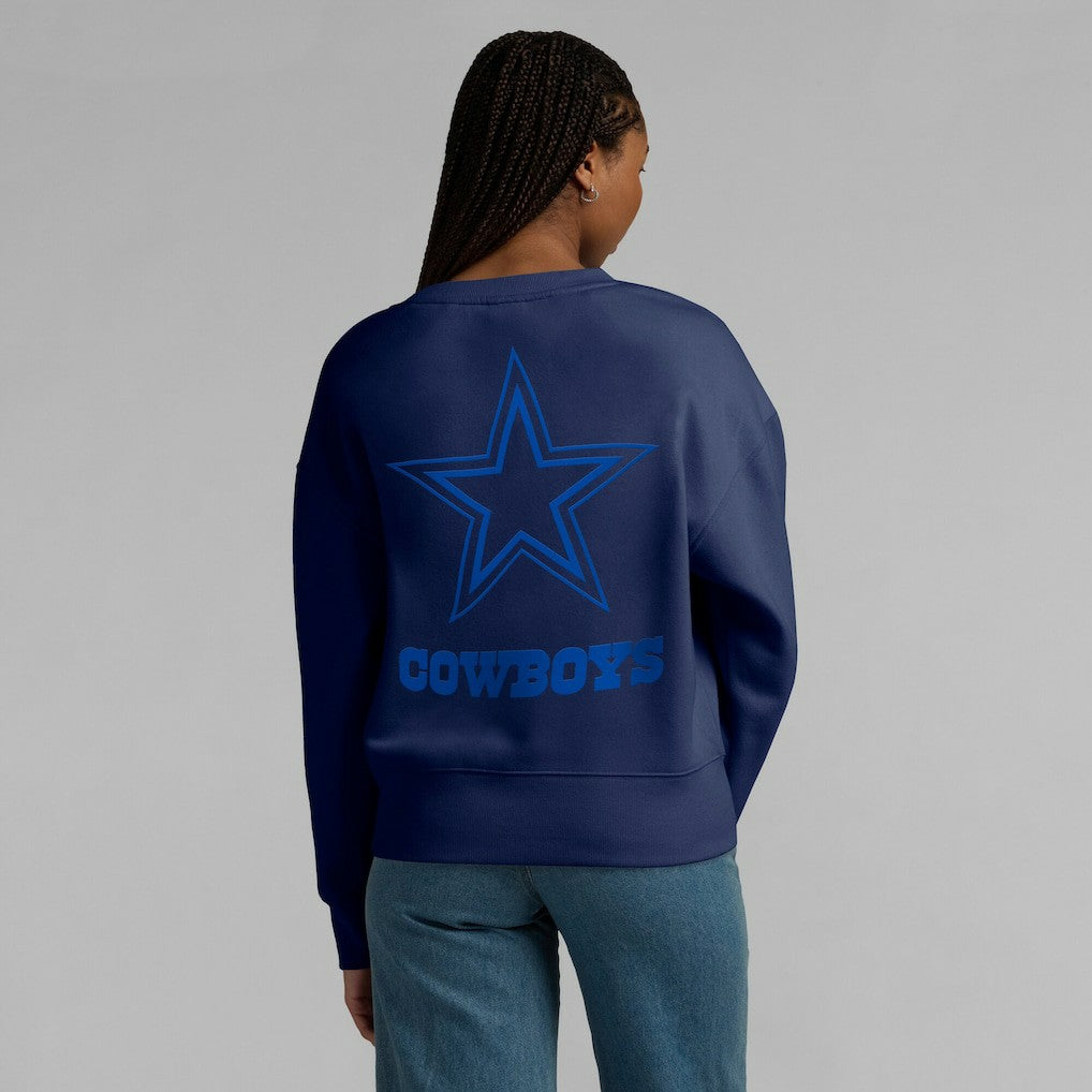 Dallas Cowboys Women's Elements Pullover Sweatshirt Navy - Fanatics