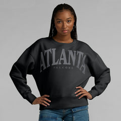 Atlanta Falcons Women's Elements Pullover Sweatshirt Black - Fanatics