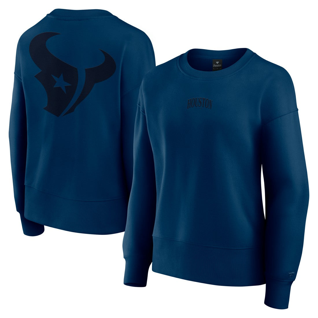 Houston Texans Women's Elements Pullover Sweatshirt Navy - Fanatics