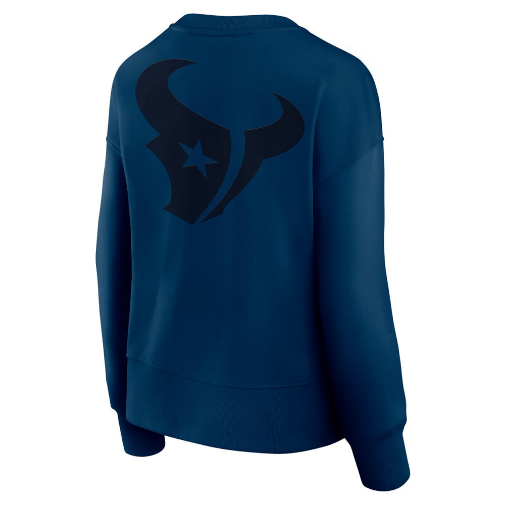 Houston Texans Women's Elements Pullover Sweatshirt Navy - Fanatics