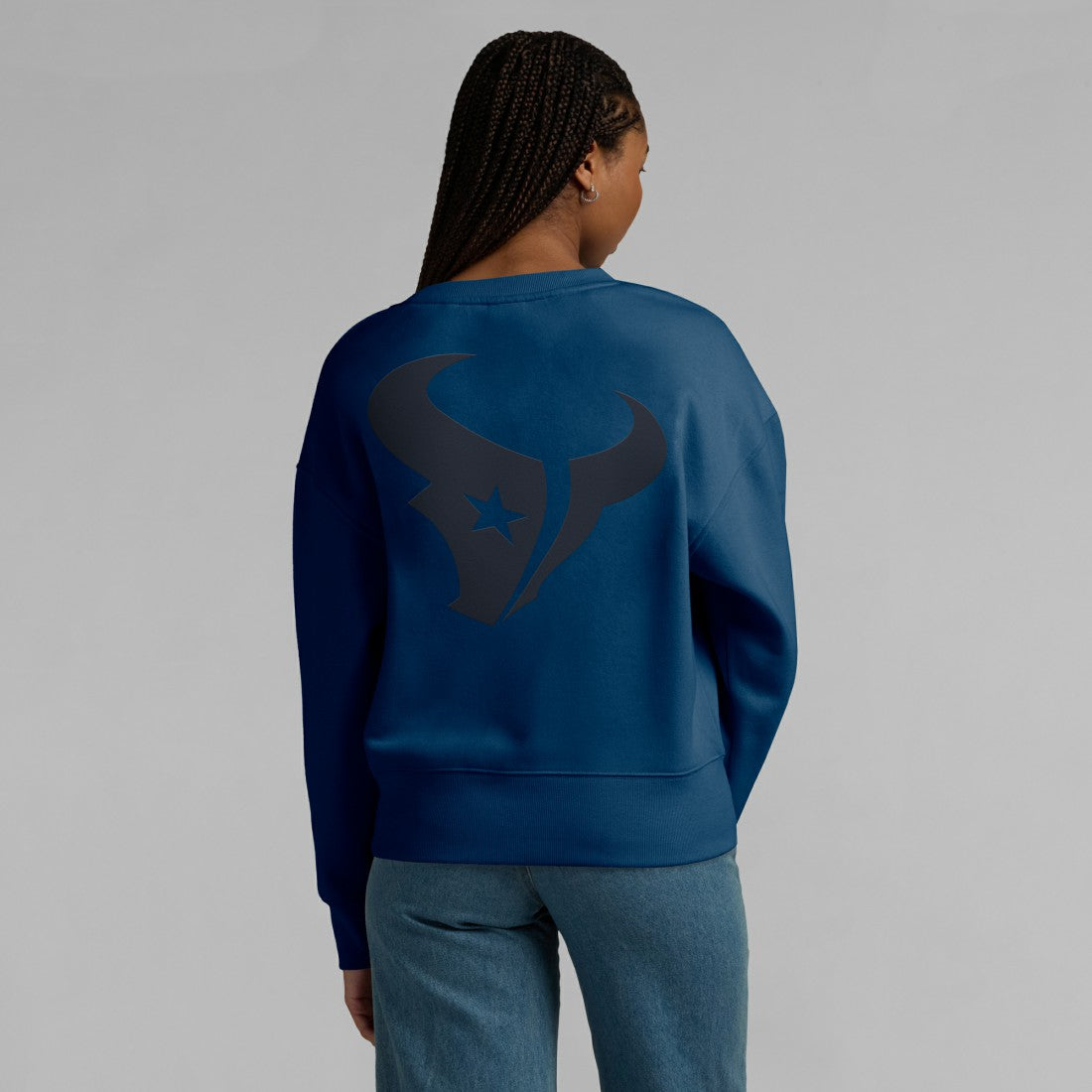 Houston Texans Women's Elements Pullover Sweatshirt Navy - Fanatics