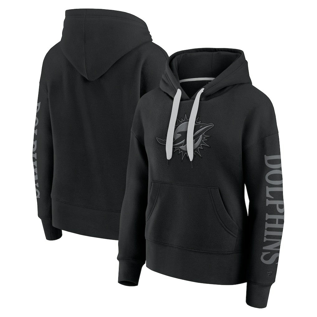 Miami Dolphins Women's Elements Next Pullover Hoodie Black - Fanatics