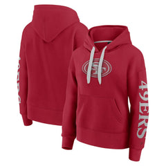 San Francisco 49ers Women's Elements Next Pullover Hoodie Scarlet - Fanatics