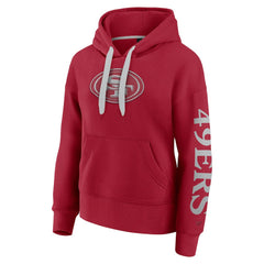 San Francisco 49ers Women's Elements Next Pullover Hoodie Scarlet - Fanatics