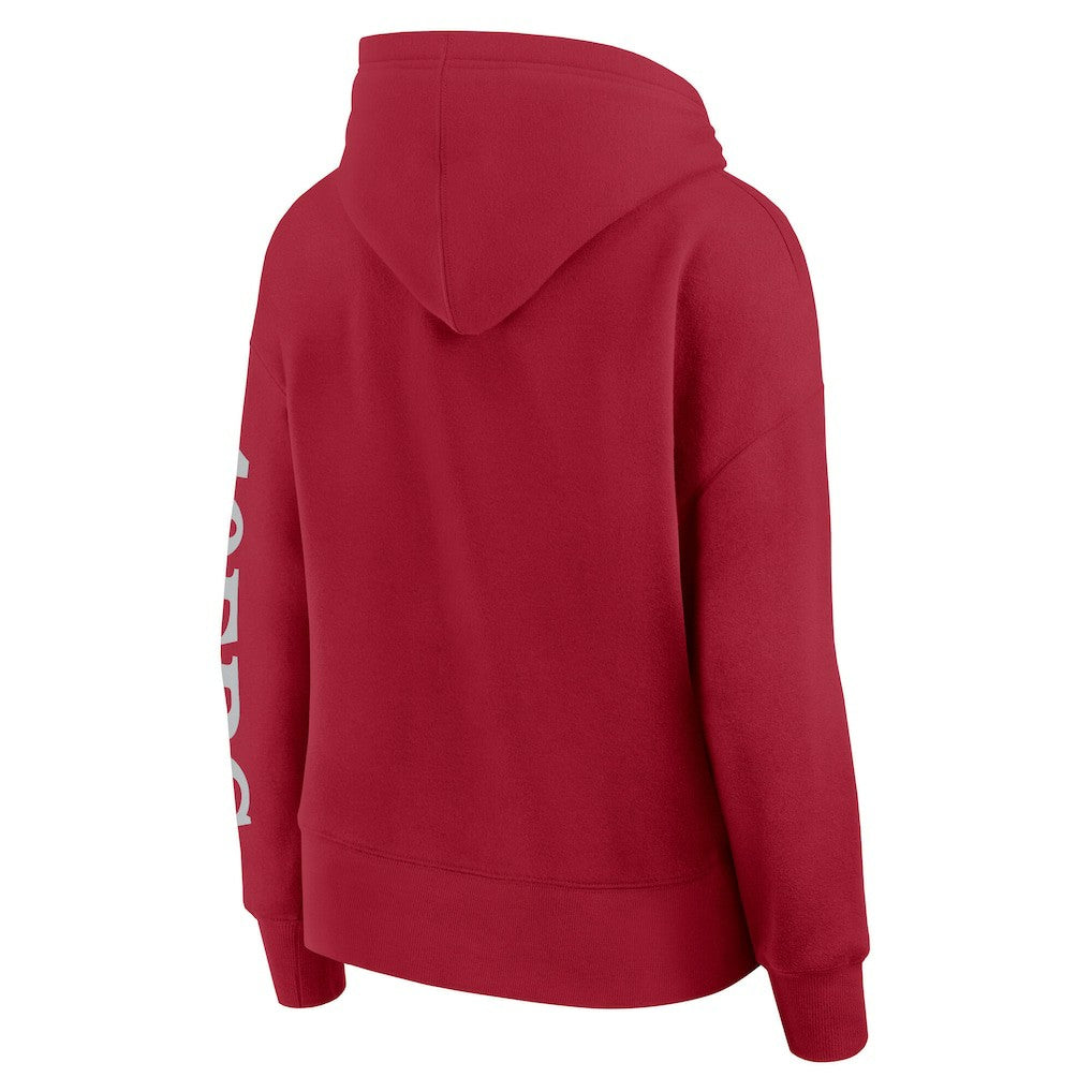 San Francisco 49ers Women's Elements Next Pullover Hoodie Scarlet - Fanatics