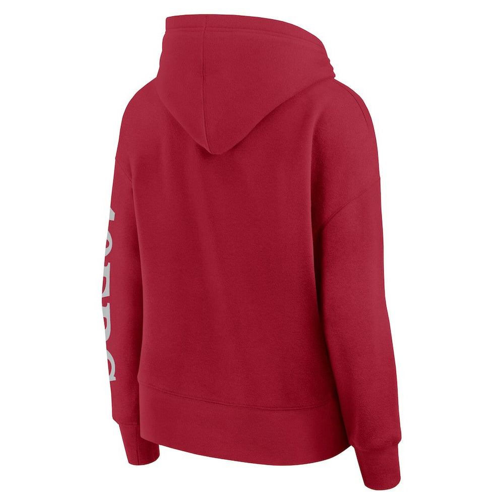 San Francisco 49ers Women's Elements Next Pullover Hoodie Scarlet - Fanatics