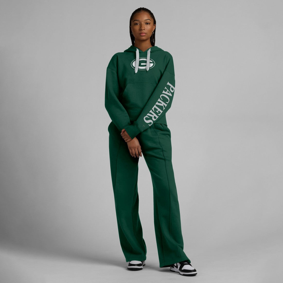 Green Bay Packers Women's Elements Next Pullover Hoodie Green - Fanatics