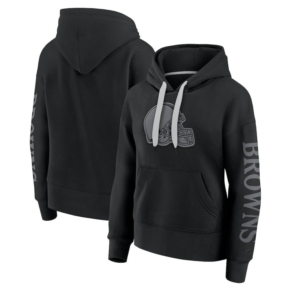 Cleveland Browns Women's Elements Next Pullover Hoodie Black - Fanatics