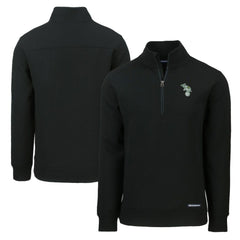 Athletics Cutter & Buck Cooperstown Collection Roam Eco Recycled Quarter-Zip Pullover Clearance