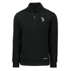 Athletics Cutter & Buck Cooperstown Collection Roam Eco Recycled Quarter-Zip Pullover Clearance