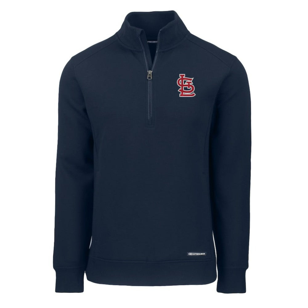 St. Louis Cardinals Cutter & Buck Cooperstown Collection Roam Eco Recycled Quarter-Zip Pullover for sale
