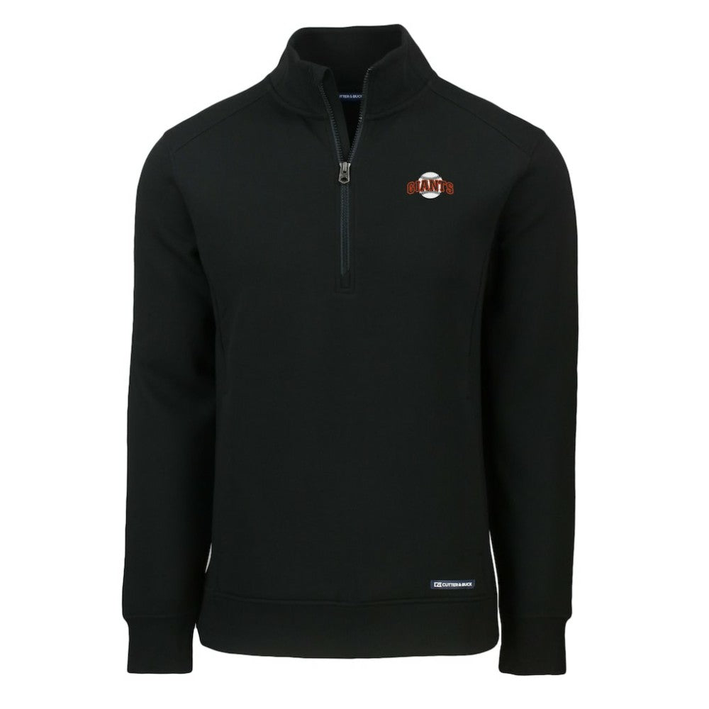 San Francisco Giants Cutter & Buck Cooperstown Collection Roam Eco Recycled Quarter-Zip Pullover Online