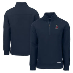 St. Louis Cardinals Cutter & Buck Cooperstown Collection Roam Eco Recycled Quarter-Zip Pullover Lifestyle