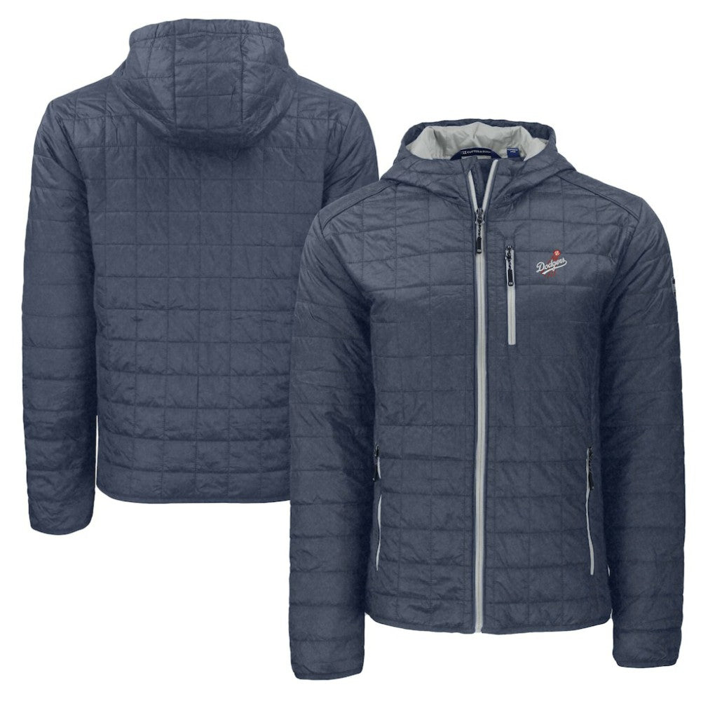 Los Angeles Dodgers Cutter & Buck Cooperstown Collection Rainier Primaloft Eco Full-Zip Hooded Jacket On Sale