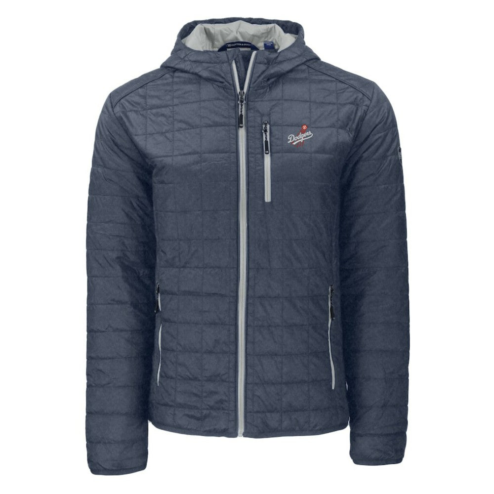 Los Angeles Dodgers Cutter & Buck Cooperstown Collection Rainier Primaloft Eco Full-Zip Hooded Jacket On Sale