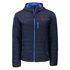Boston Red Sox Cutter & Buck Cooperstown Collection Rainier Primaloft Eco Full-Zip Hooded Jacket Clearance