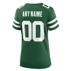 New York Jets Women's Custom Game Jersey Legacy Green - Nike