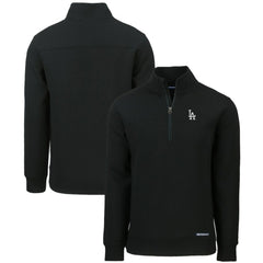 Los Angeles Dodgers Cutter & Buck Roam Eco Recycled Quarter-Zip Pullover Clearance